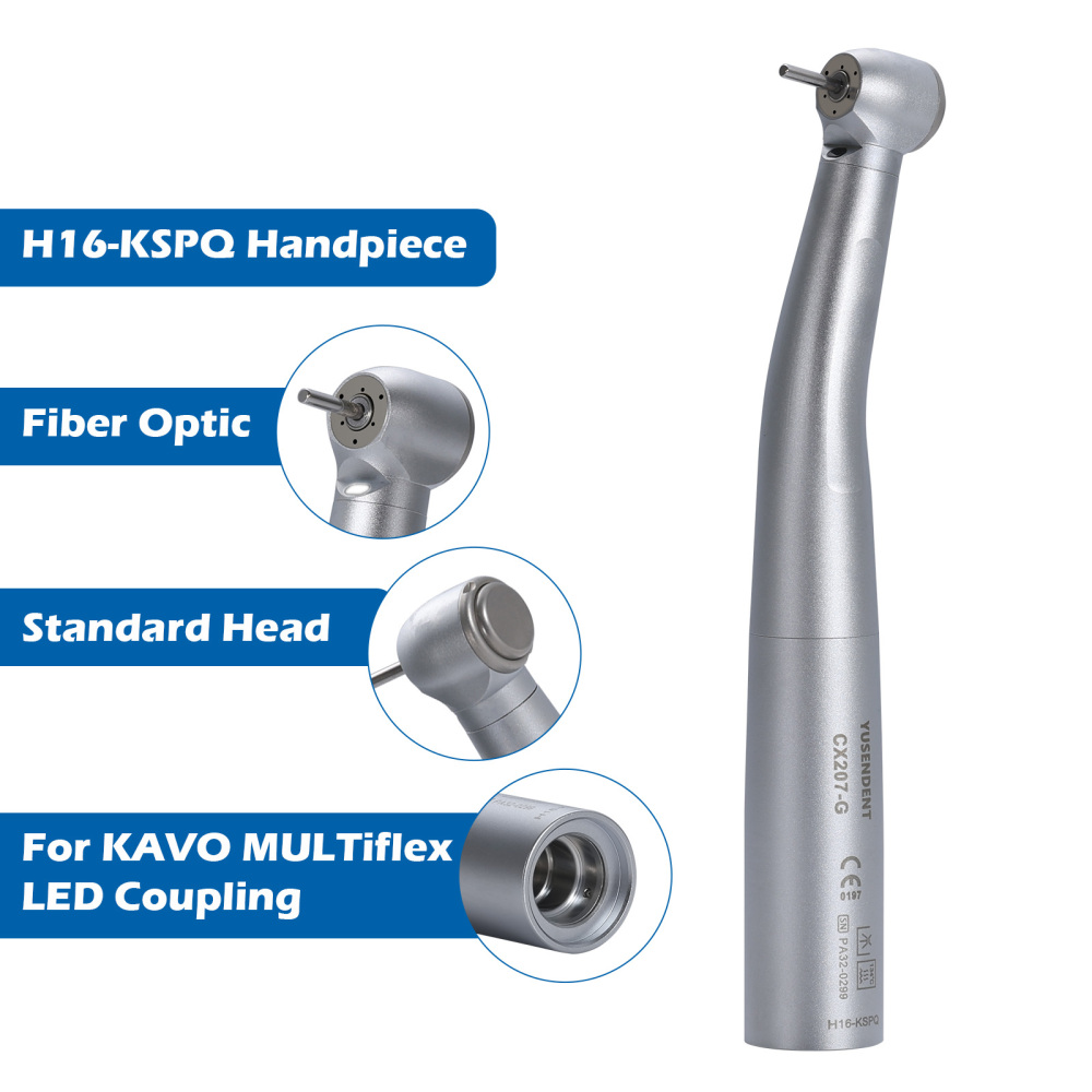 Yusendent fiber optic air turbine high speed handpiece fit Kavo connection