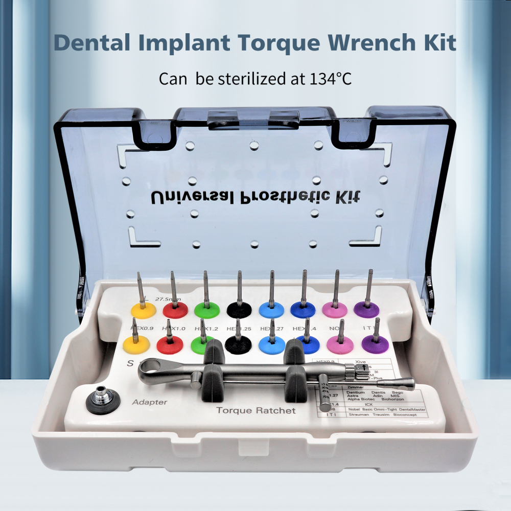 Dental Implant Prosthetic Kit Screwdriver Universal Restoration Tools Kit Wrench