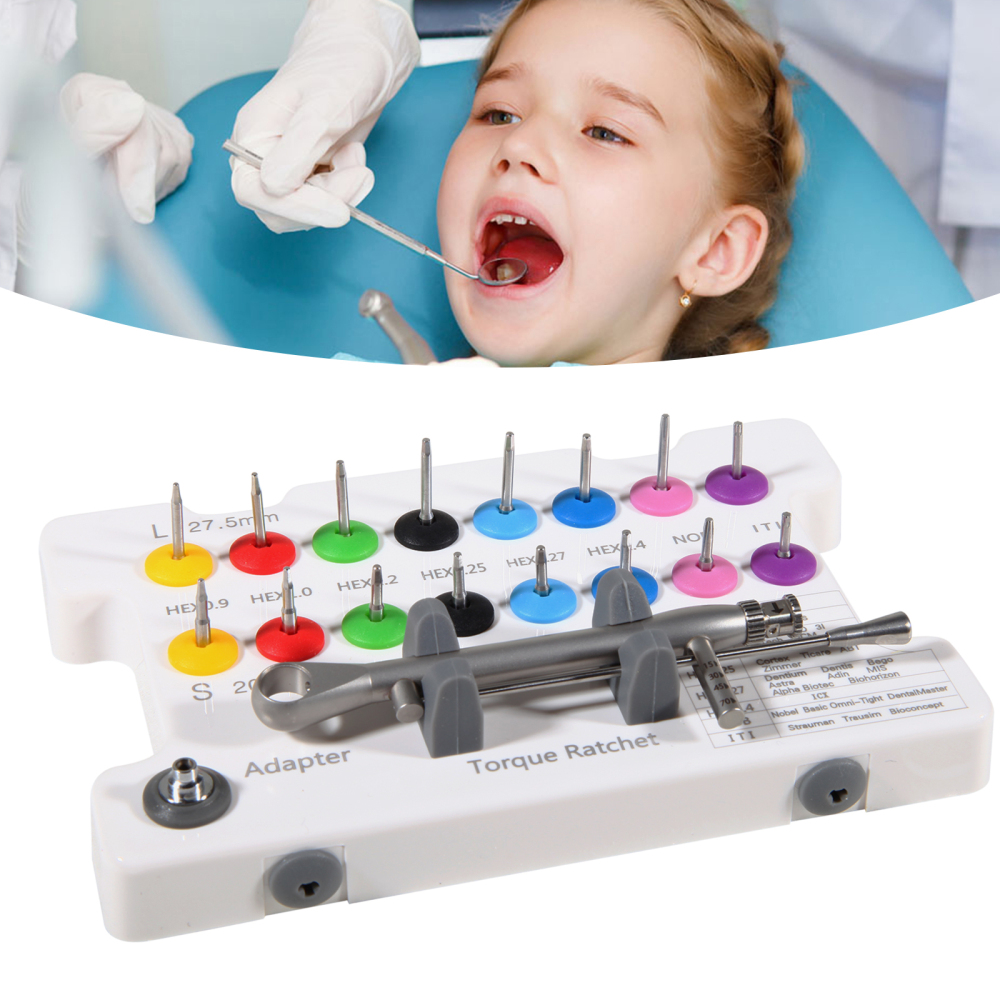 Dental Implant Prosthetic Kit Screwdriver Universal Restoration Tools Kit Wrench