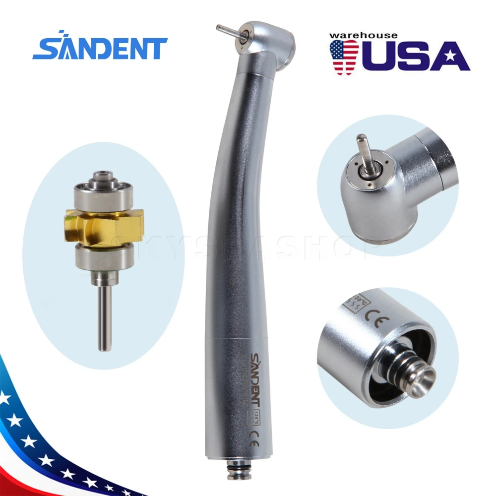 NSK Style Dental High speed Handpiece Turbine 3 Spray Fit NSK non-LED Quick Coupler