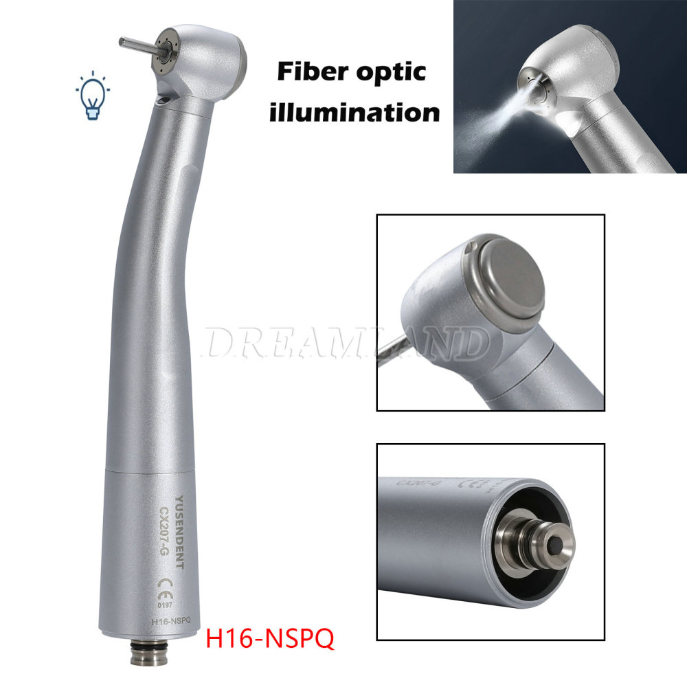6pcs Yusendent fiber optic air turbine high speed handpiece fit NSK connection