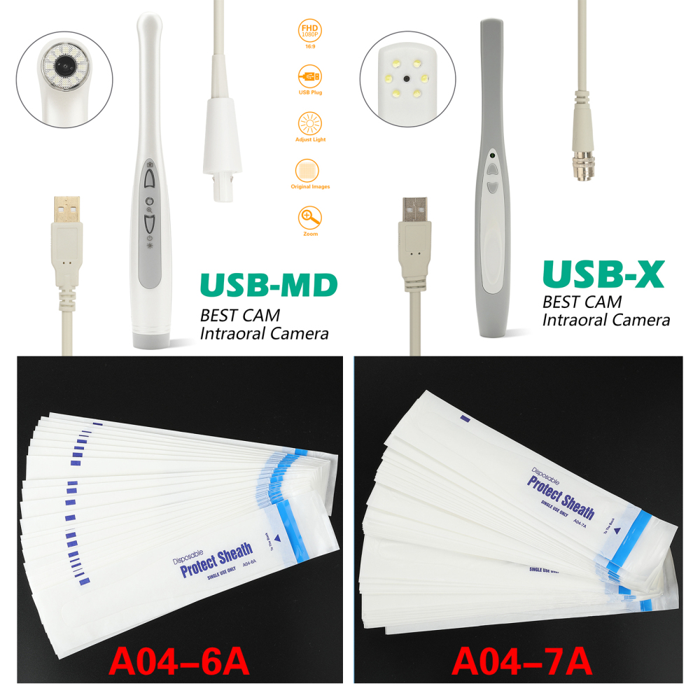 Dental Intraoral Camera USB Digital Imaging HD Camera MD740-6 lights / MD1030-12 lights