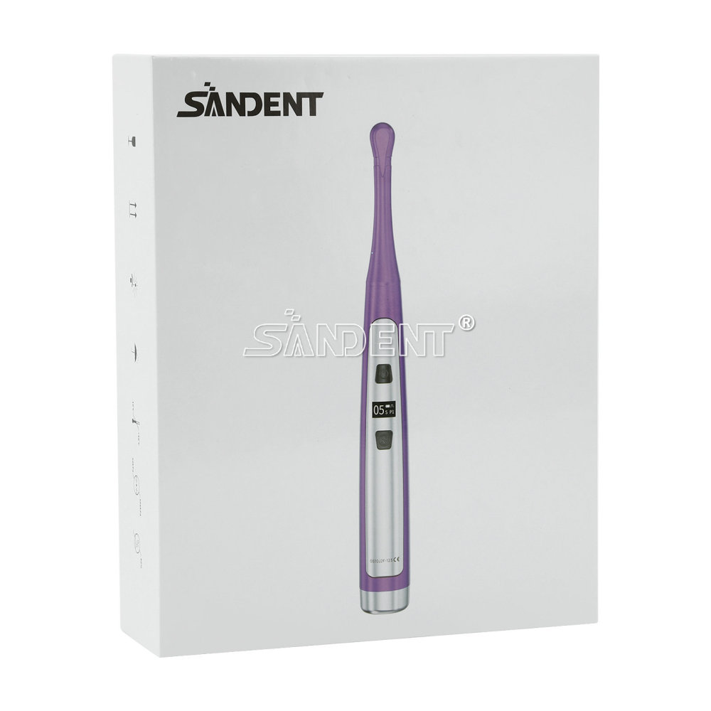 Dental Wireless LED Light Curing Lamp Wide Spectrum 3 Modes 2500MW/cm²