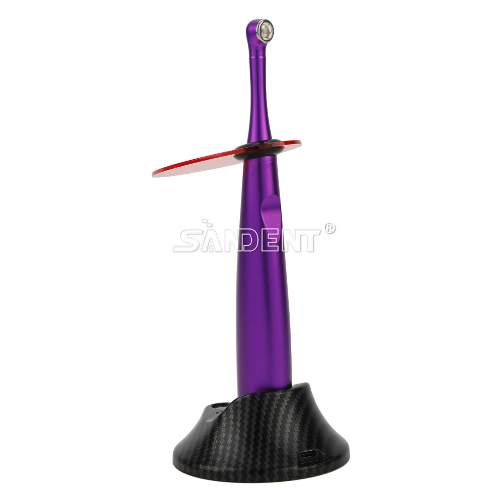 Dental Wireless LED Light Curing Lamp Wide Spectrum 3 Modes 2500MW/cm²