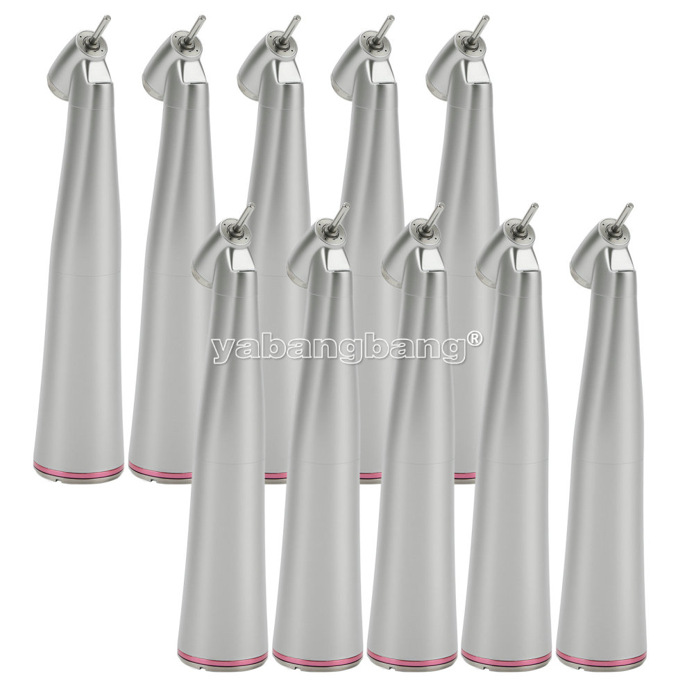 Dental 1:4.2 Increasing Handpiece 45 Degree Fiber Optic Electric Contra Angle ISO E-type