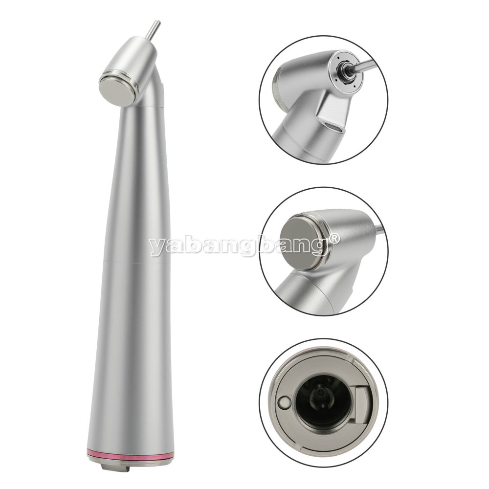 Dental 1:4.2 Increasing Handpiece 45 Degree Fiber Optic Electric Contra Angle ISO E-type