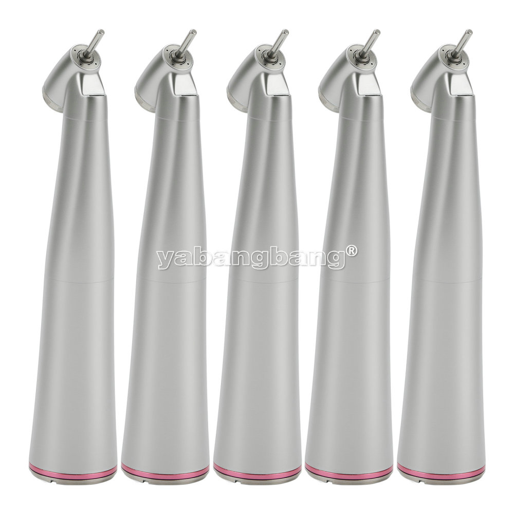 Dental 1:4.2 Increasing Handpiece 45 Degree Fiber Optic Electric Contra Angle ISO E-type