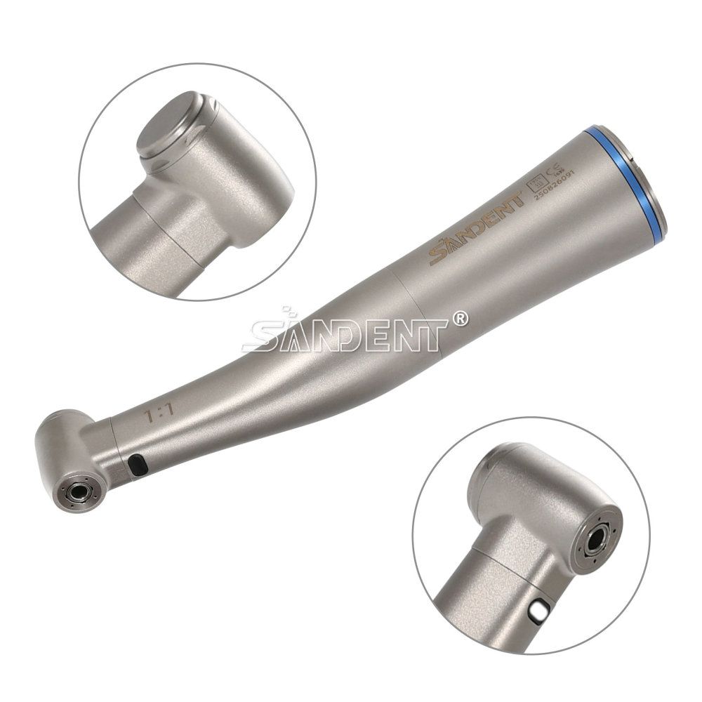 NSK Style Dental Contra Angle 1:1 LED Fiber Optic Handpiece SANDENT DTA