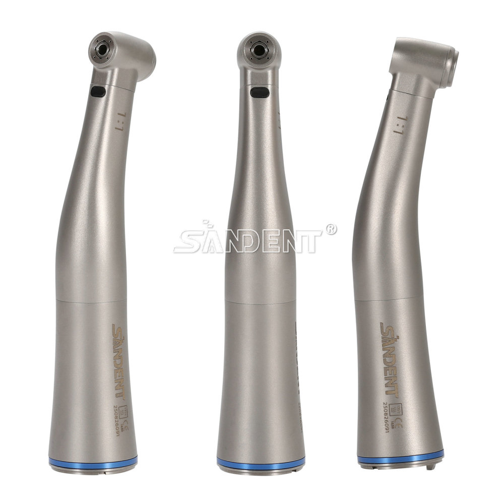 NSK Style Dental Contra Angle 1:1 LED Fiber Optic Handpiece SANDENT DTA
