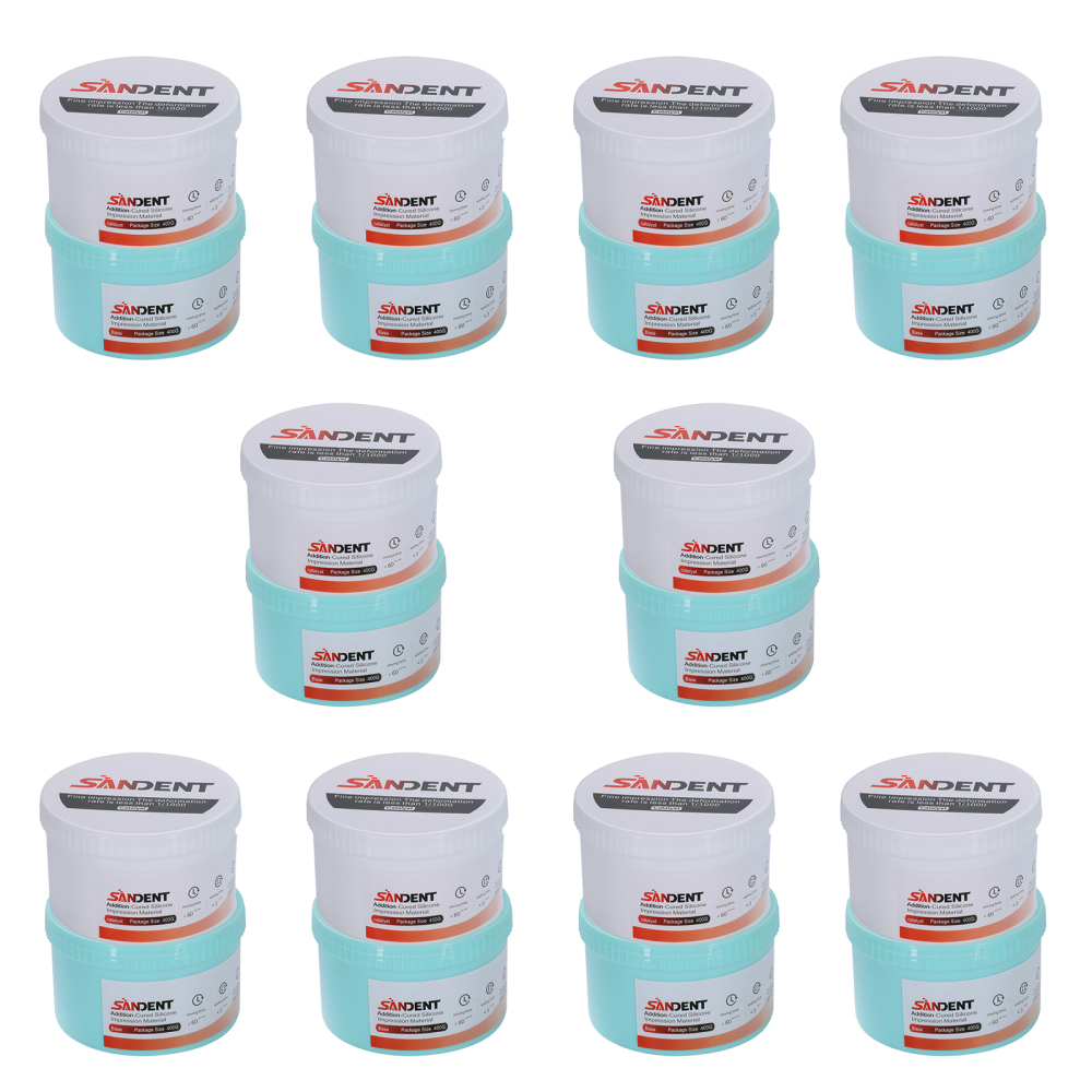 Dental Impression Material Putty regular set Base & Catalyst 400G*2