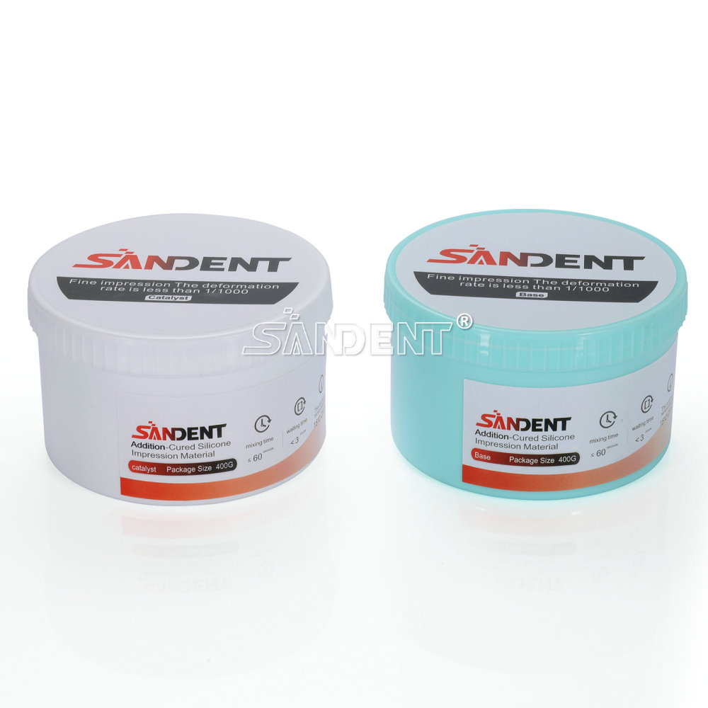 Dental Impression Material Putty regular set Base & Catalyst 400G*2