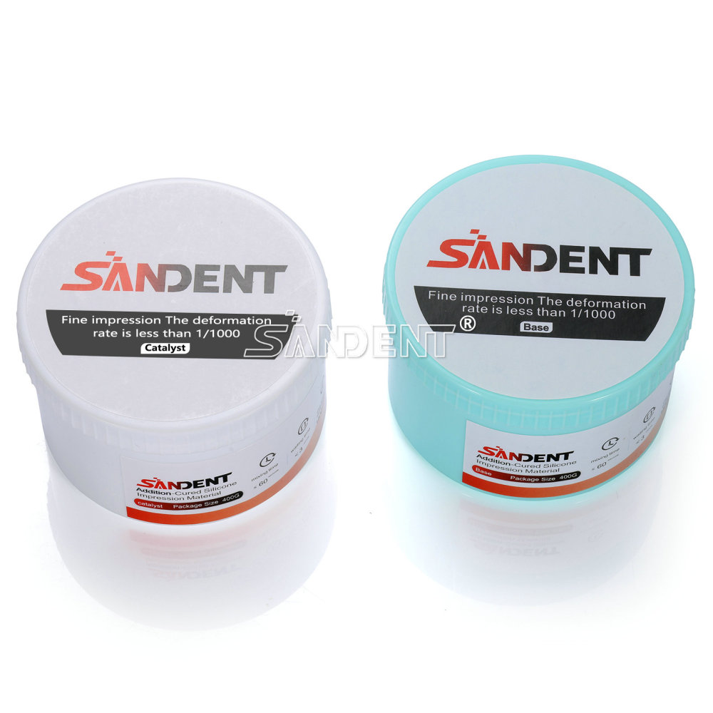 Dental Impression Material Putty regular set Base & Catalyst 400G*2
