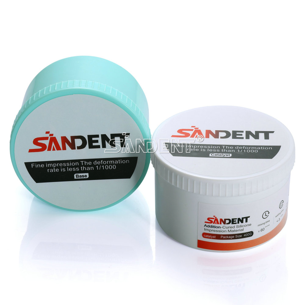 Dental Impression Material Putty regular set Base & Catalyst 400G*2