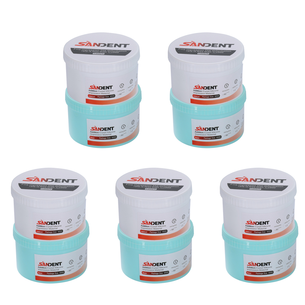 Dental Impression Material Putty regular set Base & Catalyst 400G*2