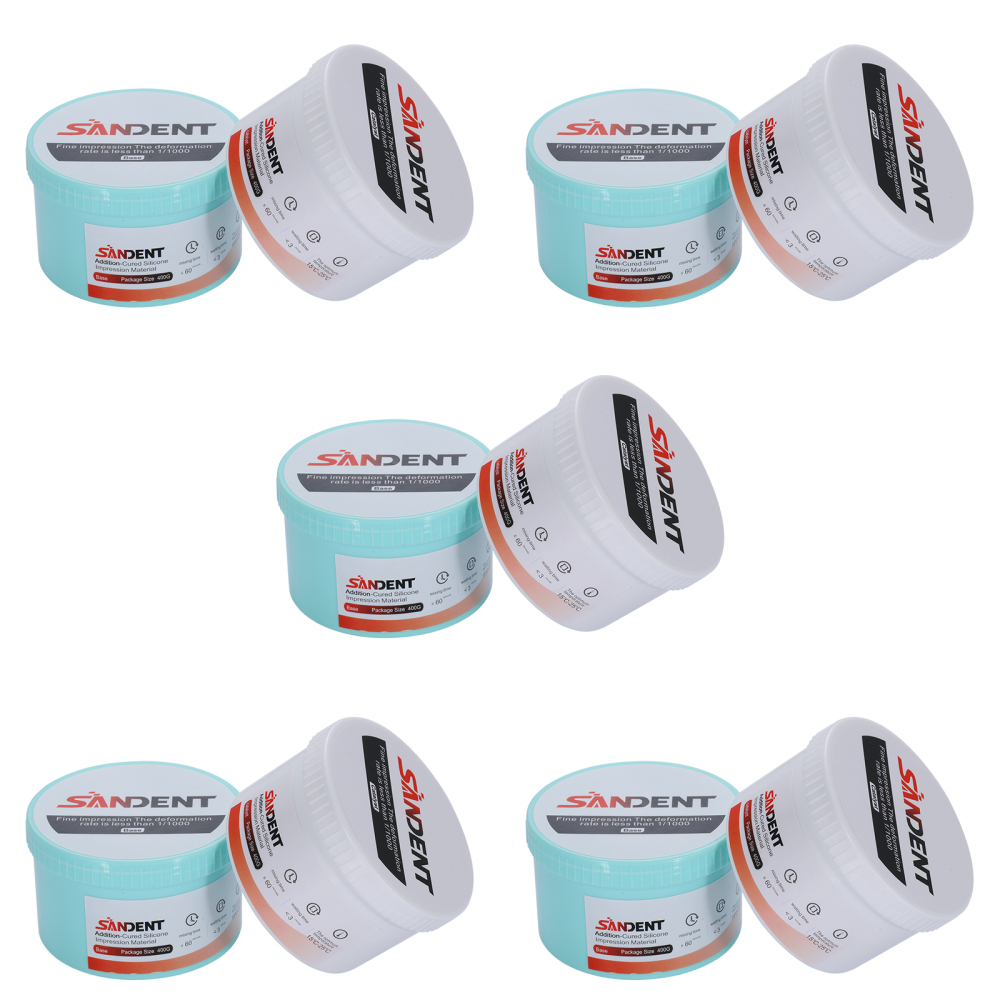 Dental Impression Material Putty regular set Base & Catalyst 400G*2