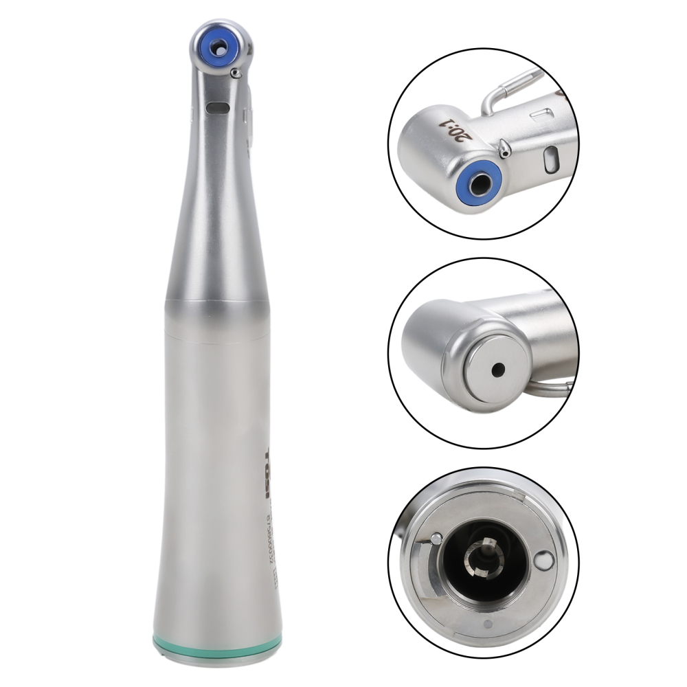 Dentale LED Fiber Optic 20:1 Implant Contra Angle Handpiece Detachable Head TOSI
