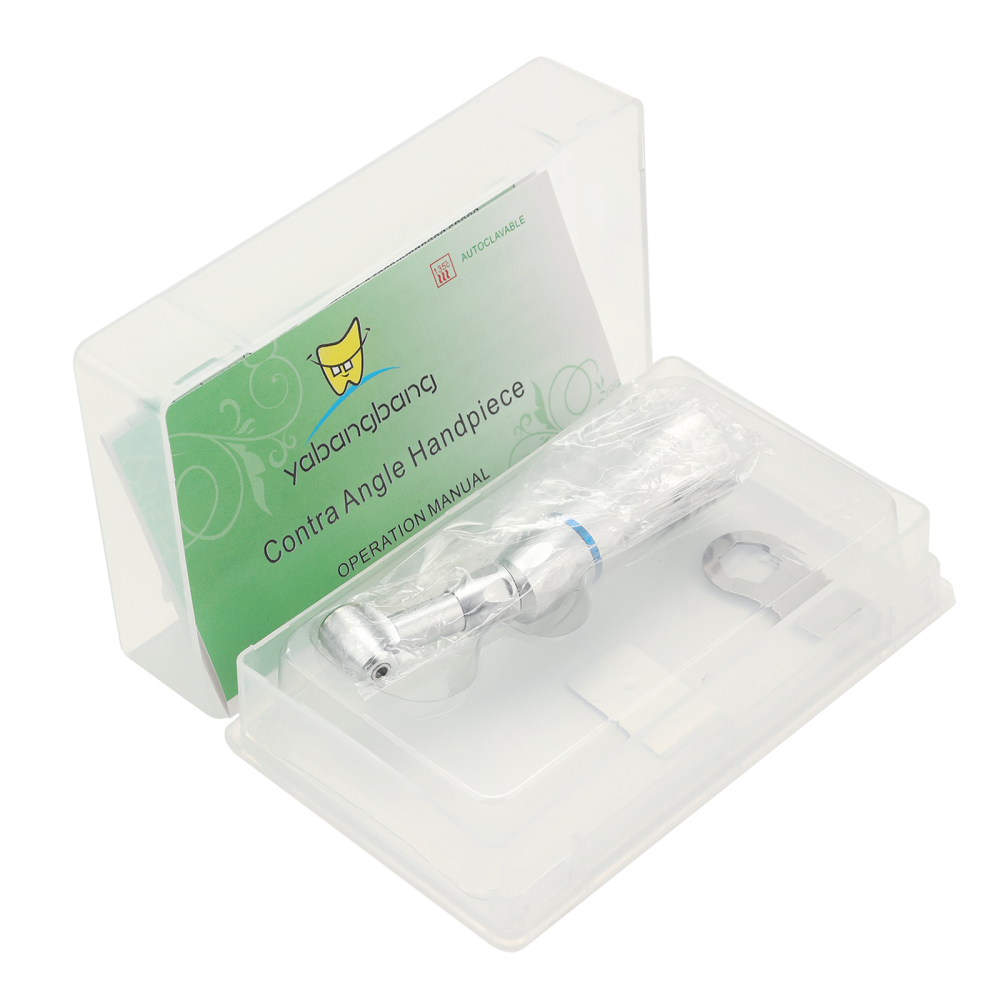 Dental Push Button Contra Angle Slow Low Speed Handpiece fit RA BURS 2.35MM YB