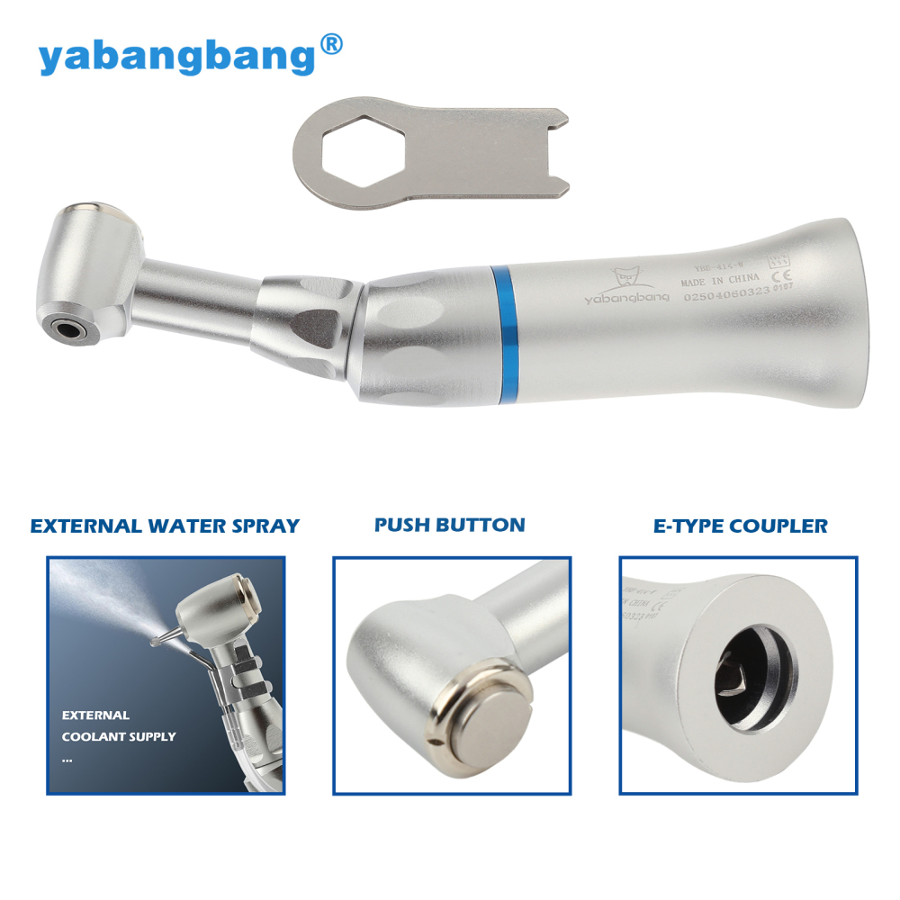 Dental Push Button Contra Angle Slow Low Speed Handpiece fit RA BURS 2.35MM YB