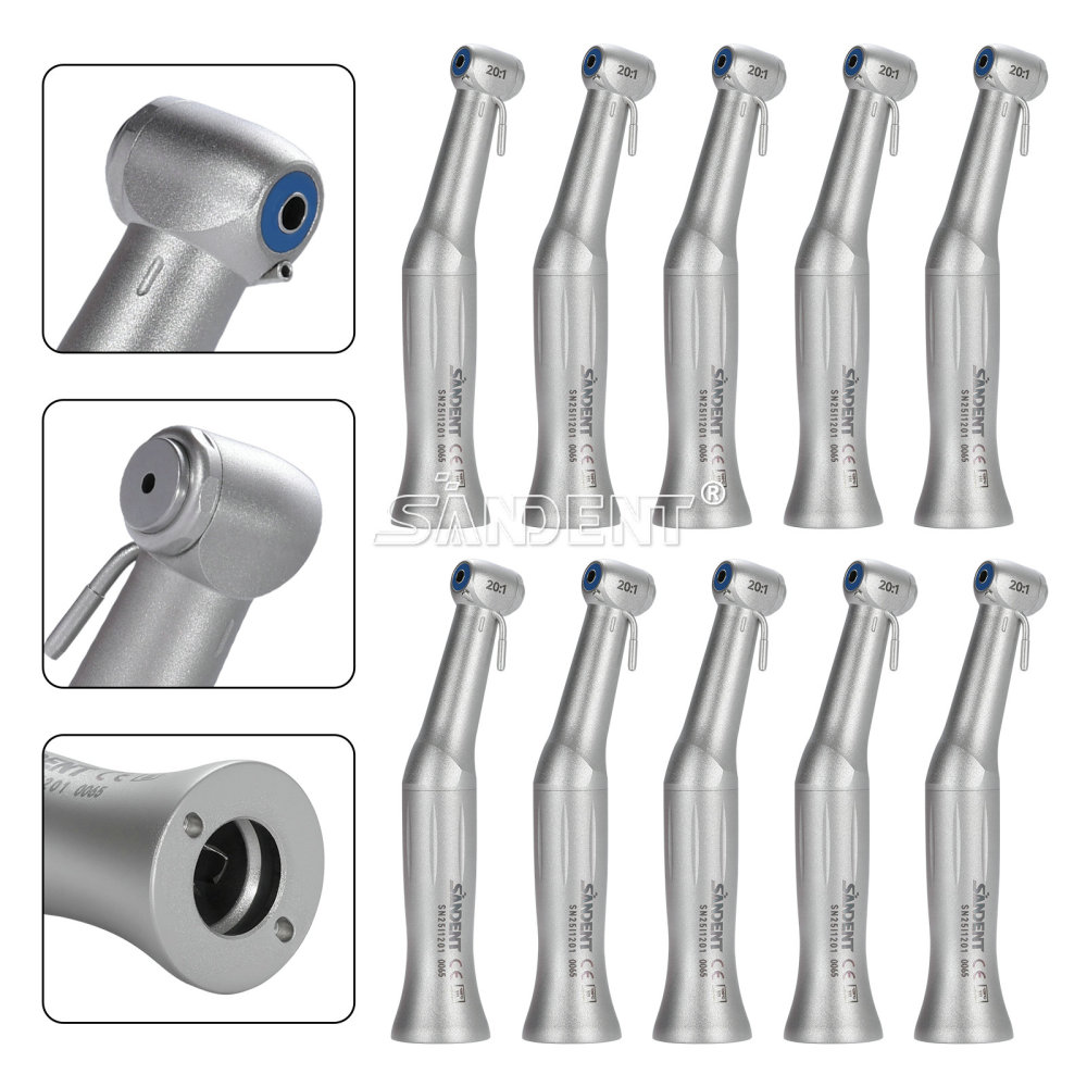 SANDENT Dental 20:1 Reduction Implant Low Speed Contra Angle Handpiece