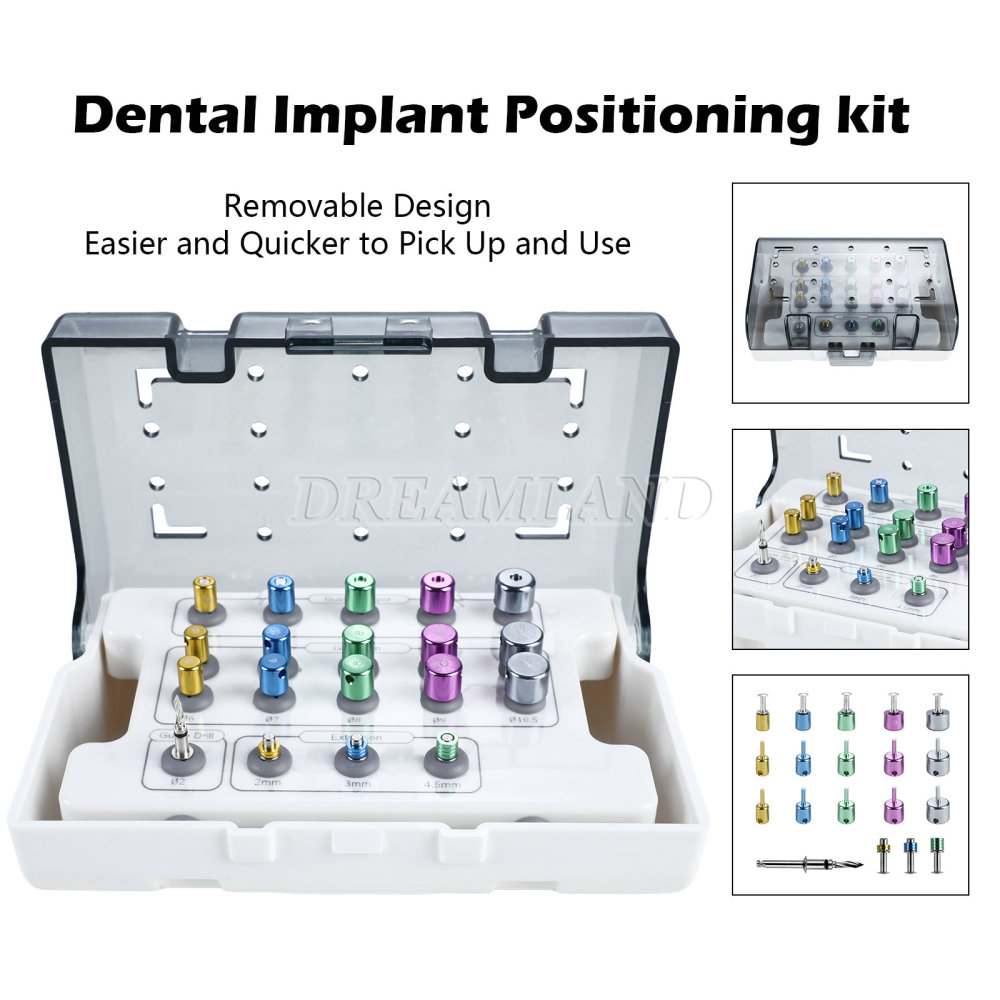 Implant Positioning Guide Kit ∅6.0-10.5 – 19Pcs Dental Spacing Tool Drill Set