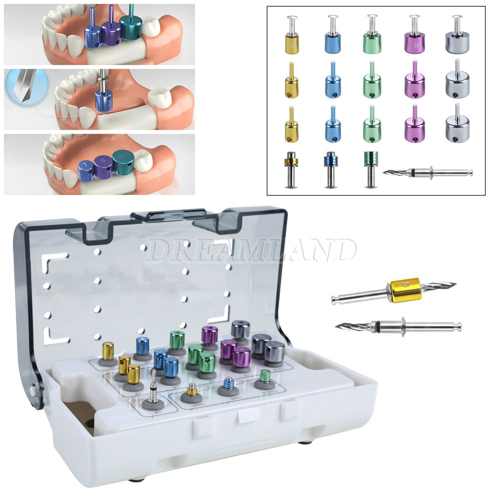 Implant Positioning Guide Kit ∅6.0-10.5 – 19Pcs Dental Spacing Tool Drill Set