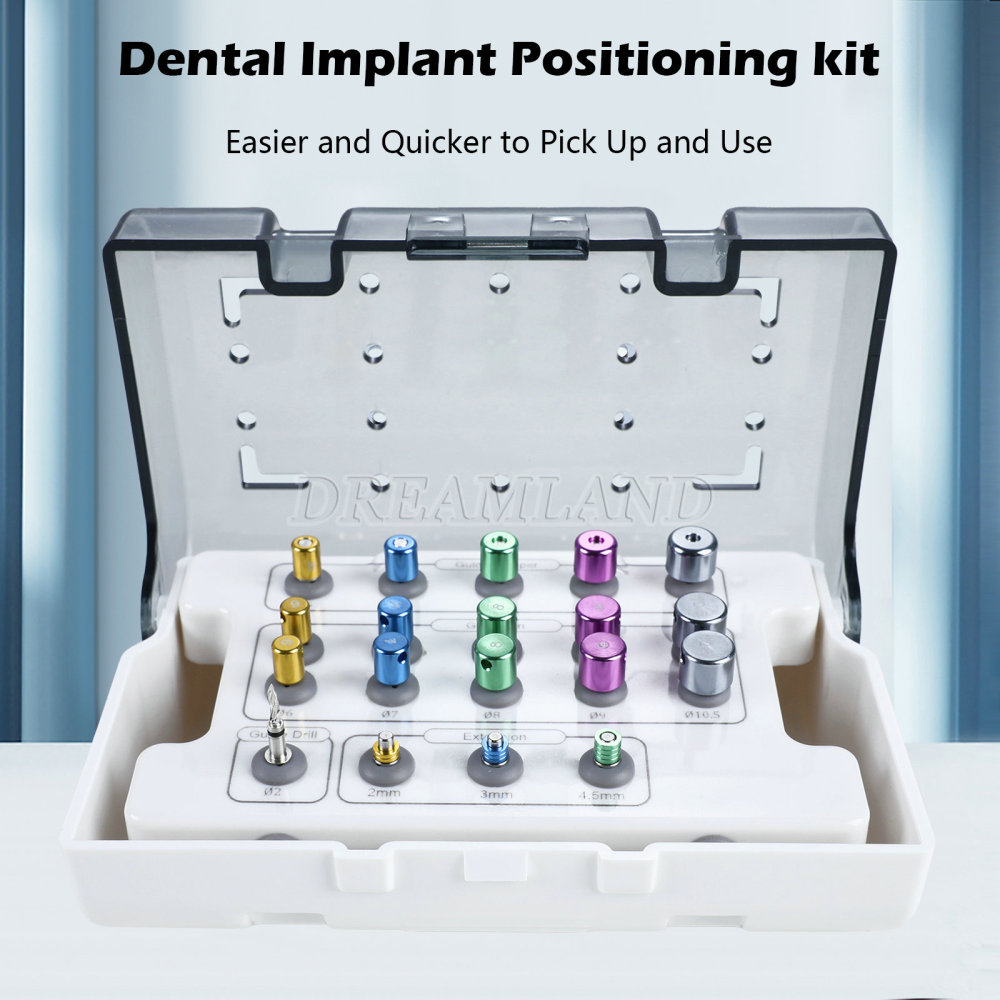 Implant Positioning Guide Kit ∅6.0-10.5 – 19Pcs Dental Spacing Tool Drill Set