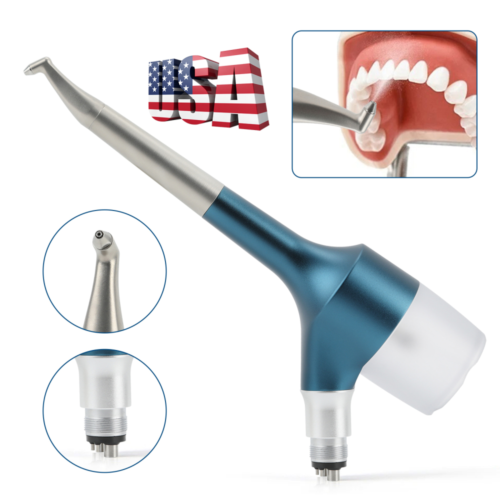 Dental Air Prophy Unit Teeth Polishing Nozzle Polisher Air Flow Jet Handpiece 4Hole N/E Type