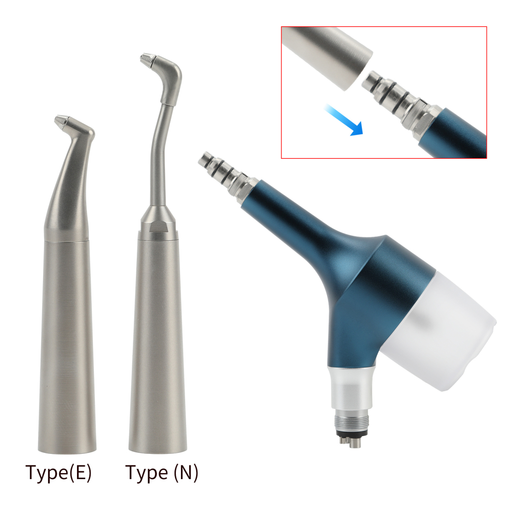 Dental Air Prophy Unit Teeth Polishing Nozzle Polisher Air Flow Jet Handpiece 4Hole N/E Type
