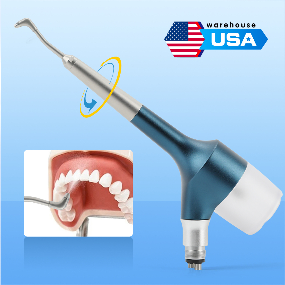 Dental Air Prophy Unit Teeth Polishing Nozzle Polisher Air Flow Jet Handpiece 4Hole N/E Type