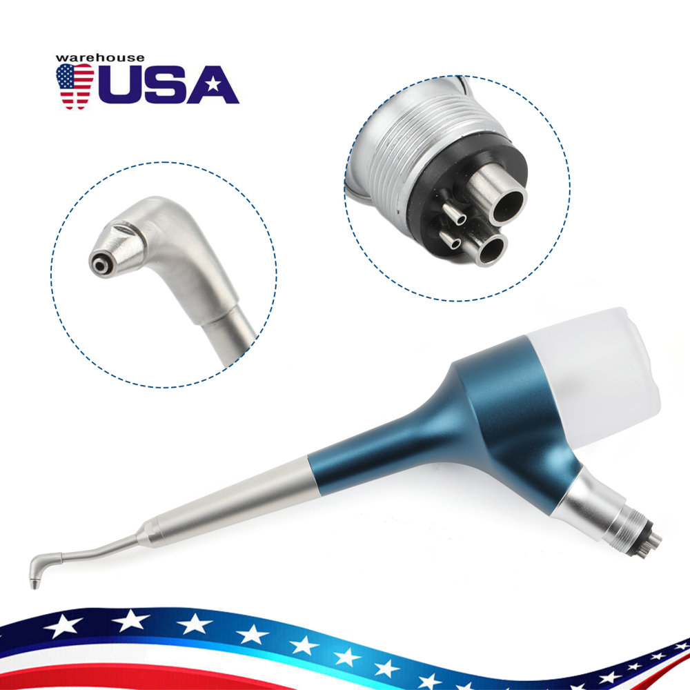 Dental Air Prophy Unit Teeth Polishing Nozzle Polisher Air Flow Jet Handpiece 4Hole N/E Type