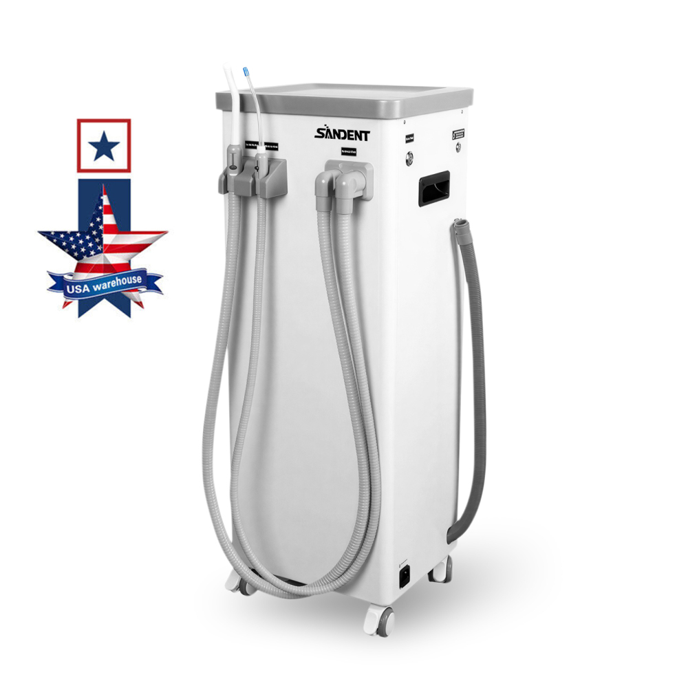 Mobile Dental Suction Unit HVE & Saliva Ejector Vacuum Machine for Dental Chair Implant Use
