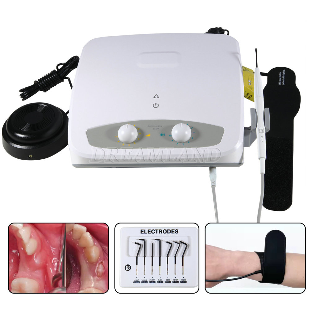 Dental Electro Electrosurgery Unit Machine High Frequency Electric 7pcs Knife 110V/220V