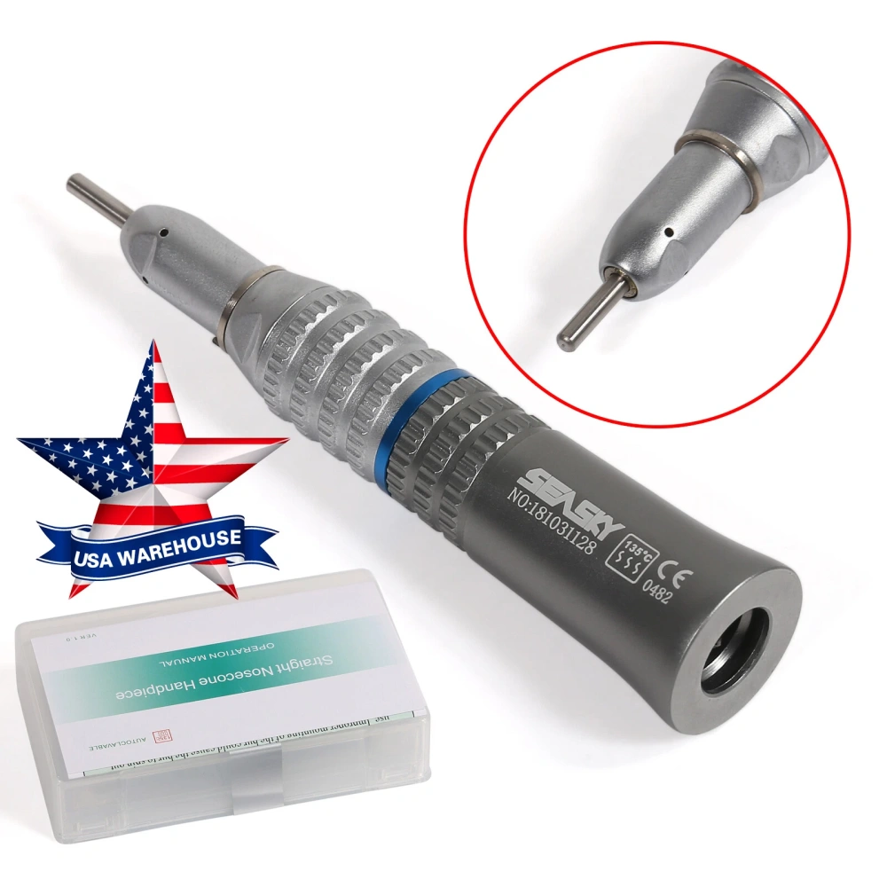 Dental Slow Low Speed latch type Contra Angle Handpiece/ Straight Handpiece/ air Motor 2/4Hole