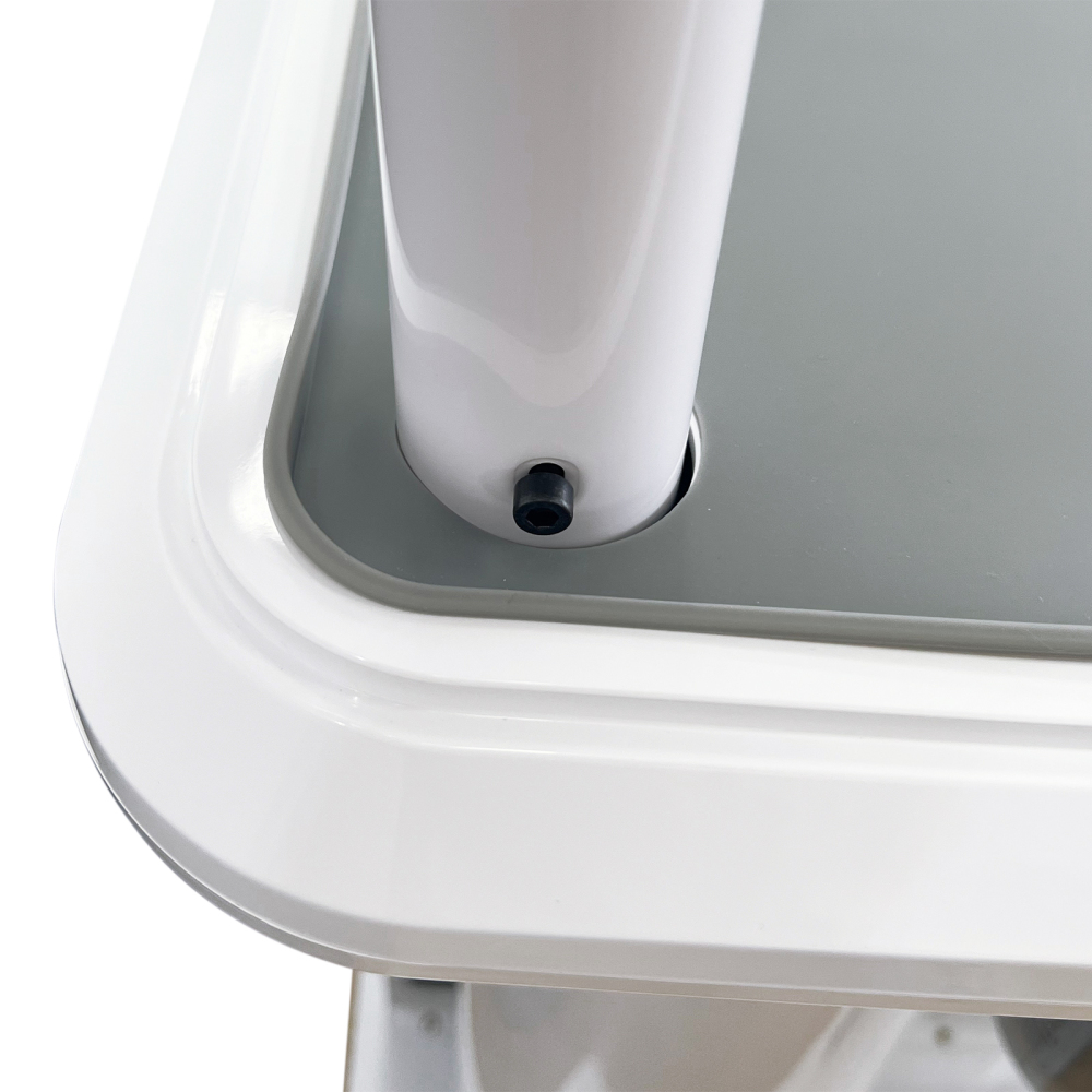 Dental Delivery Unit Cart w/ Air Compressor + scaler handpiece+curing light+ Surgical oral Lamp