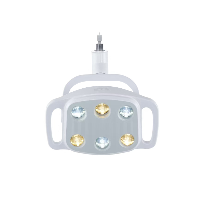 Dental Delivery Unit Cart w/ Air Compressor + scaler handpiece+curing light+ Surgical oral Lamp