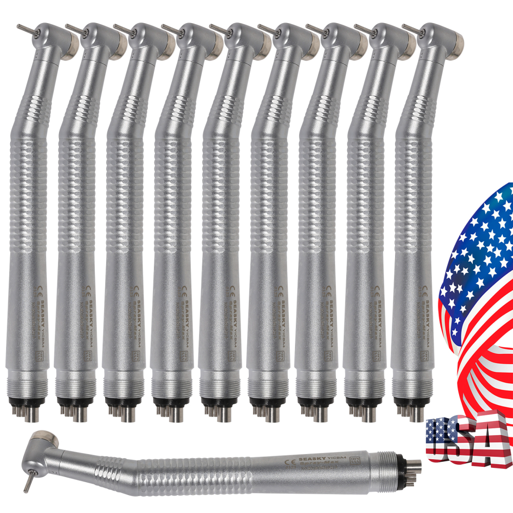 Dental High Speed Handpiece Push Button Air Turbine Standard head 4 Hole