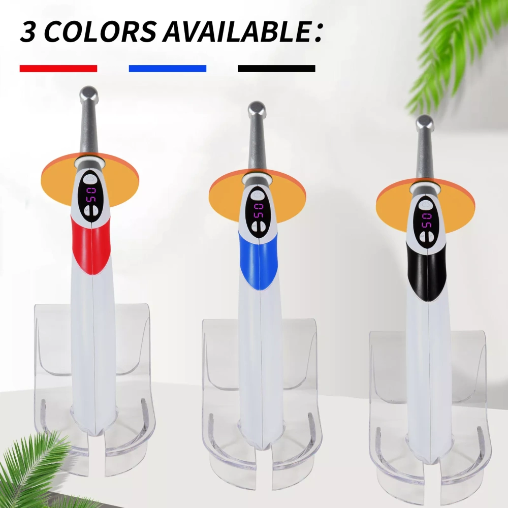 Dental Light Lamp Cordless Metal Head LED 1 Second Curing Light 2300mW/c㎡