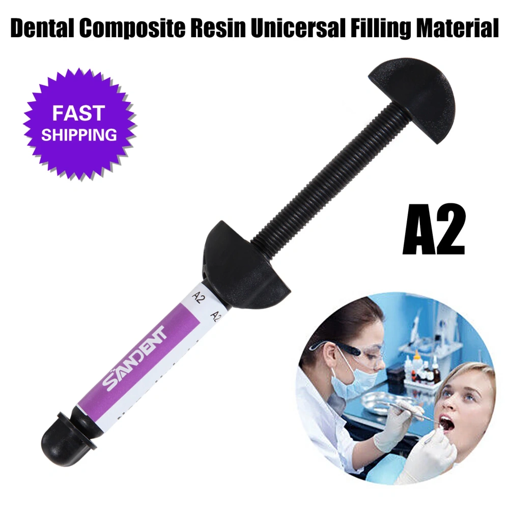 Dental Visible Light Cure Hybrid Composite Dental Resin Based Shade A2/A3
