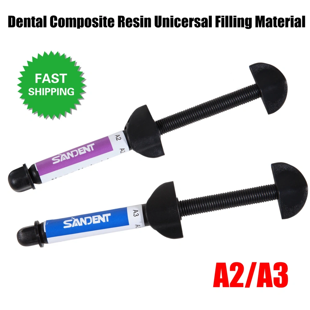 Dental Visible Light Cure Hybrid Composite Dental Resin Based Shade A2/A3