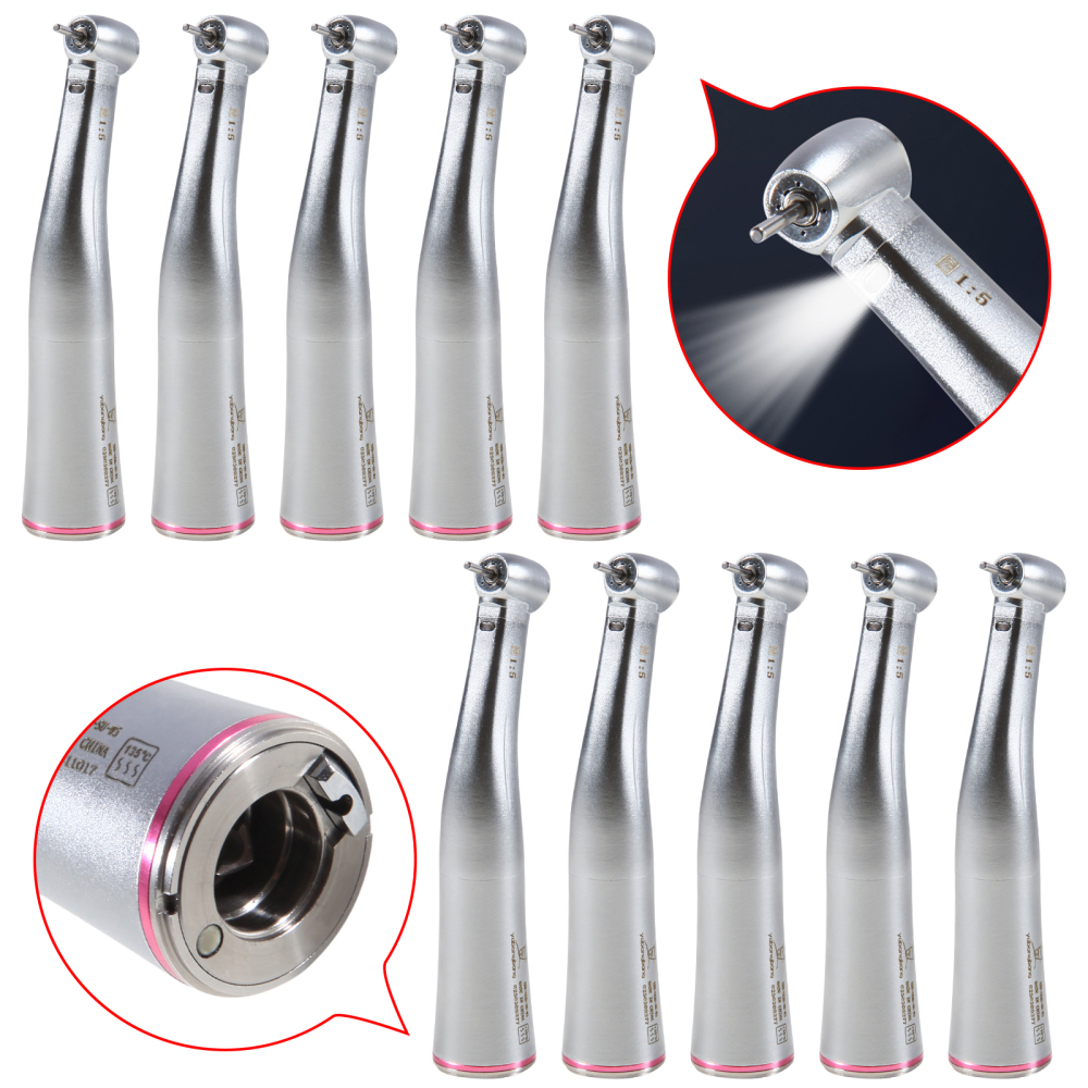 Dental Brushless LED Electric Micro Motor w/Water Tank for Lab Practice  + 1:5 standard/Mini head