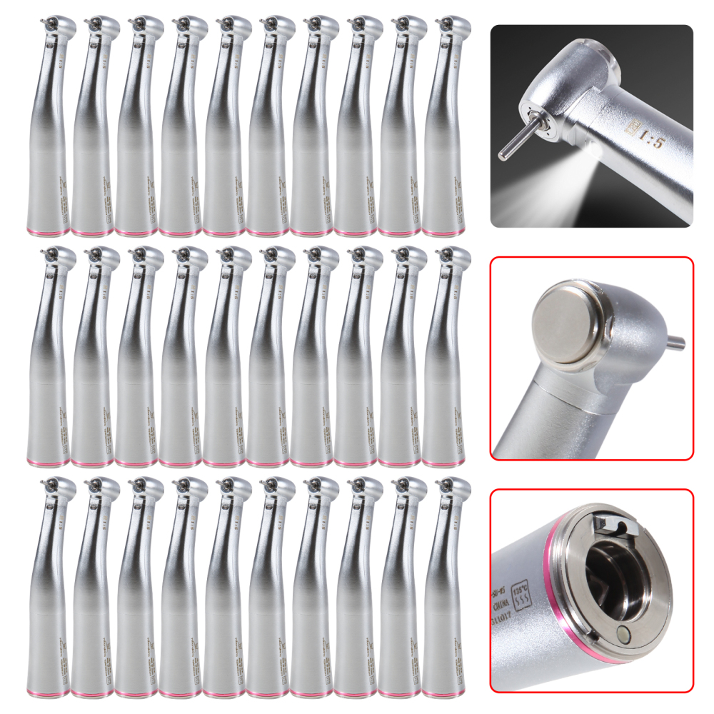 Dental 1:5 Increasing Non-LED Contra Angle Handpiece Standard head  Fit E-type Electric Motor