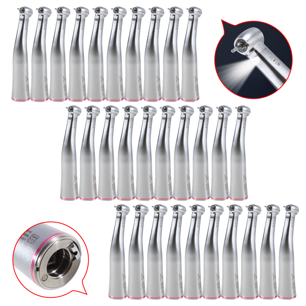 Dental 1:5 Increasing Non-LED Contra Angle Handpiece Standard head  Fit E-type Electric Motor