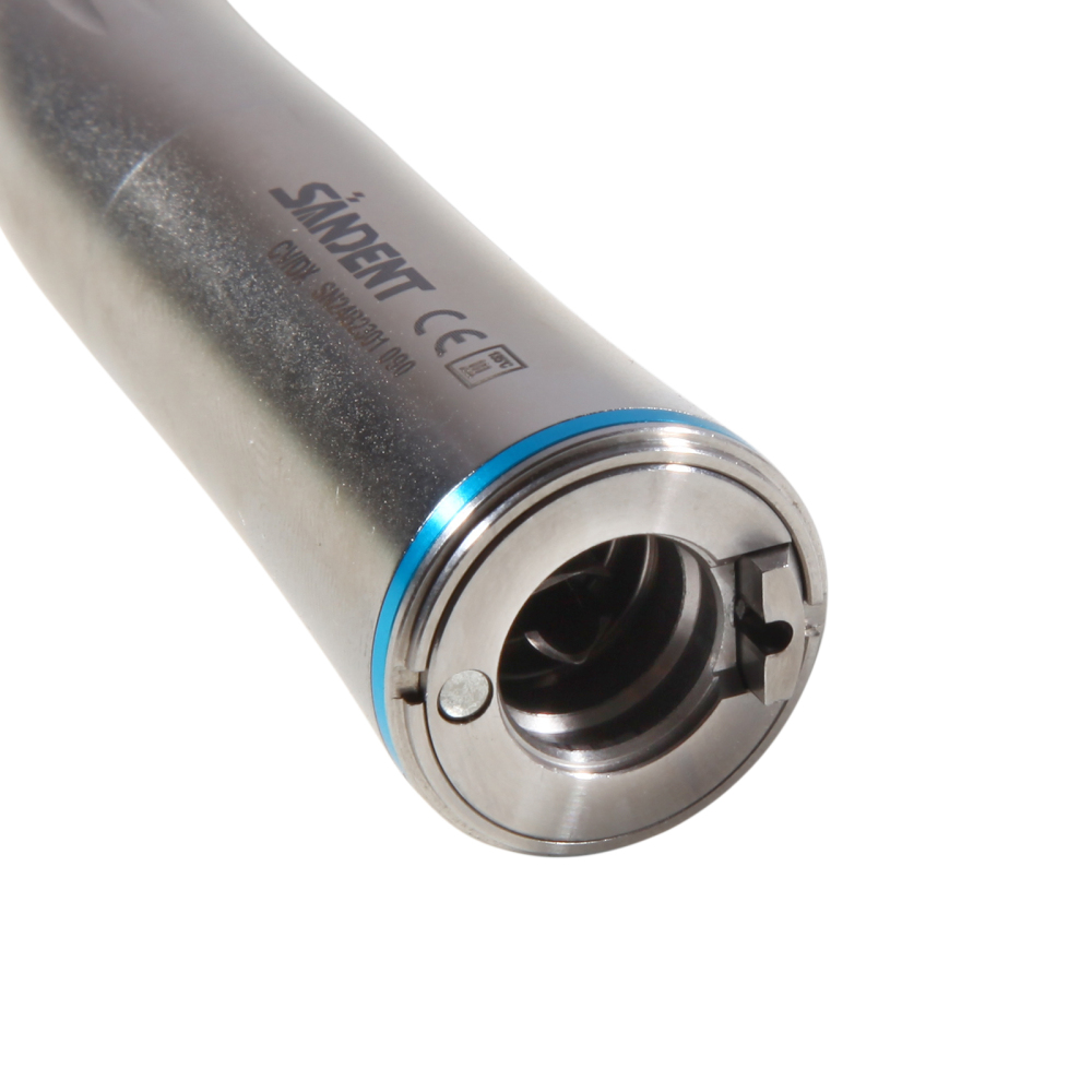SANDENT Dental Fiber Optic 1:1 Contra Angle Low Speed Handpiece fit E-Type