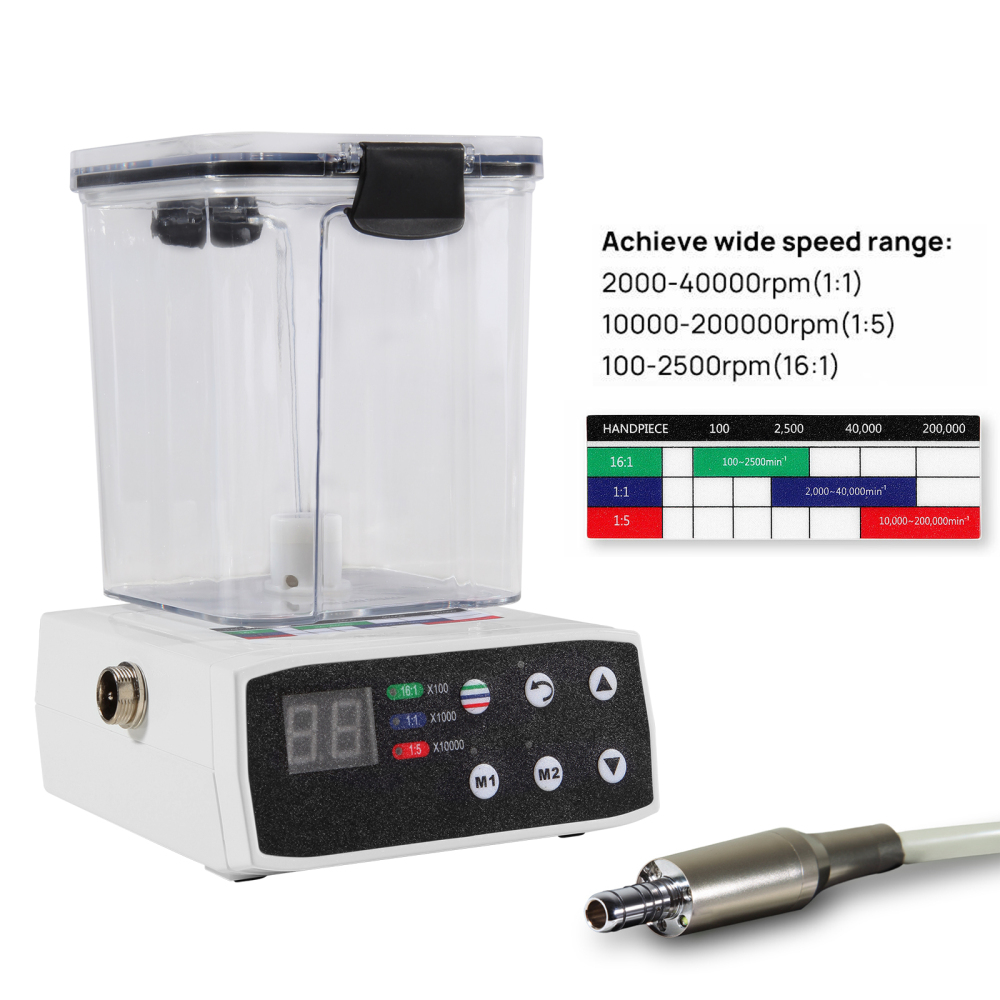 LED Dental Brushless Electric Micro Motor with  / without waterTank