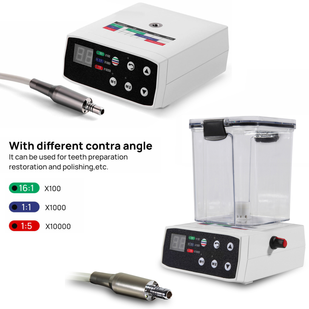 LED Dental Brushless Electric Micro Motor with  / without waterTank