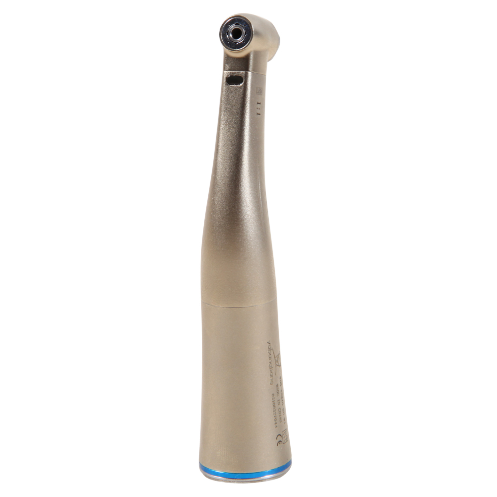 Dental 1:1 LED Fiber Optic Handpiece Internal 4 Spray Low Speed Contra Angle yabangbang