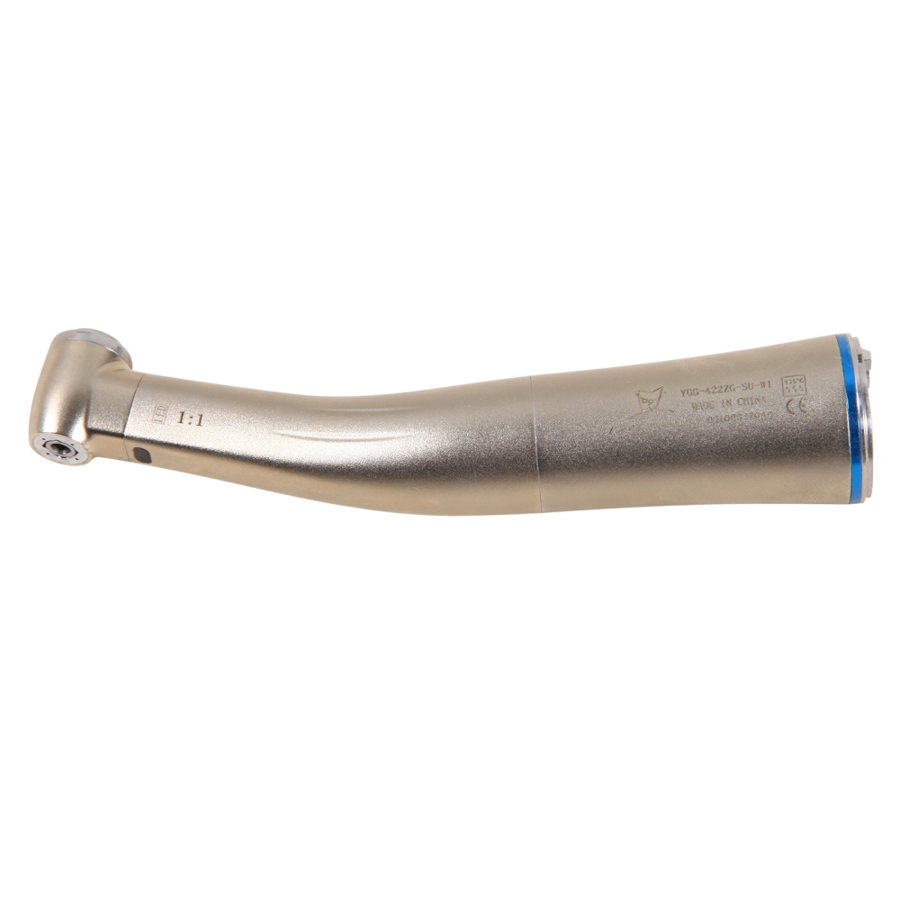 Dental 1:1 LED Fiber Optic Handpiece Internal 4 Spray Low Speed Contra Angle yabangbang