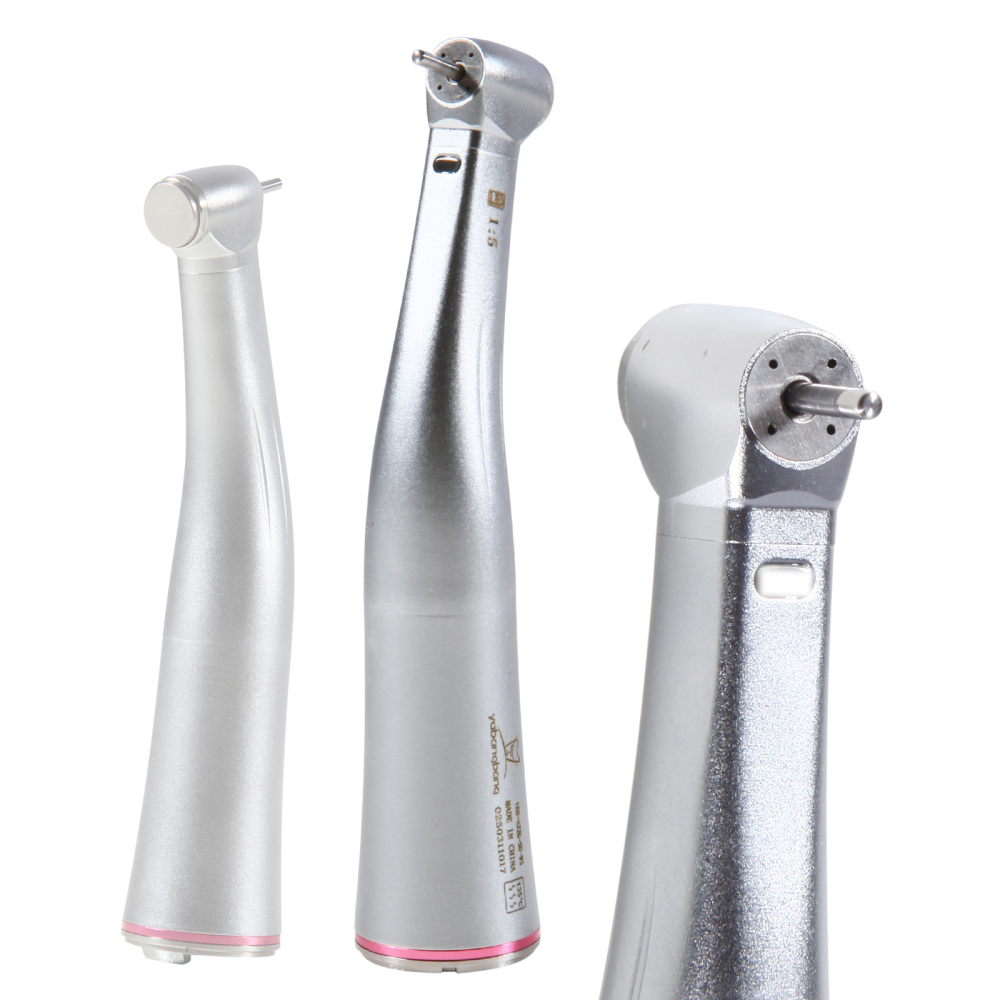 Dental 1:5 Increasing LED Contra Angle Handpiece MINI head  Fit E-type Electric Motor