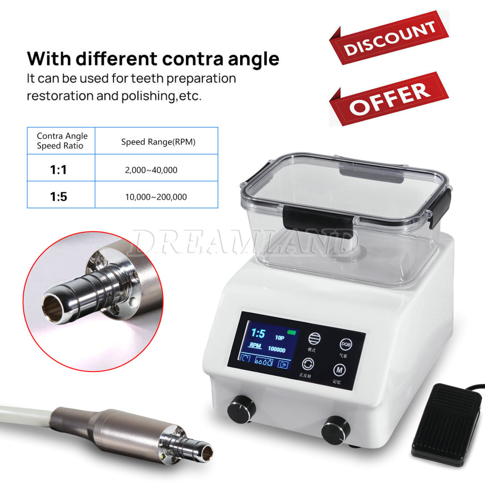 Dental Brushless Electric Micro motor with Self Water Pumping Micromotor