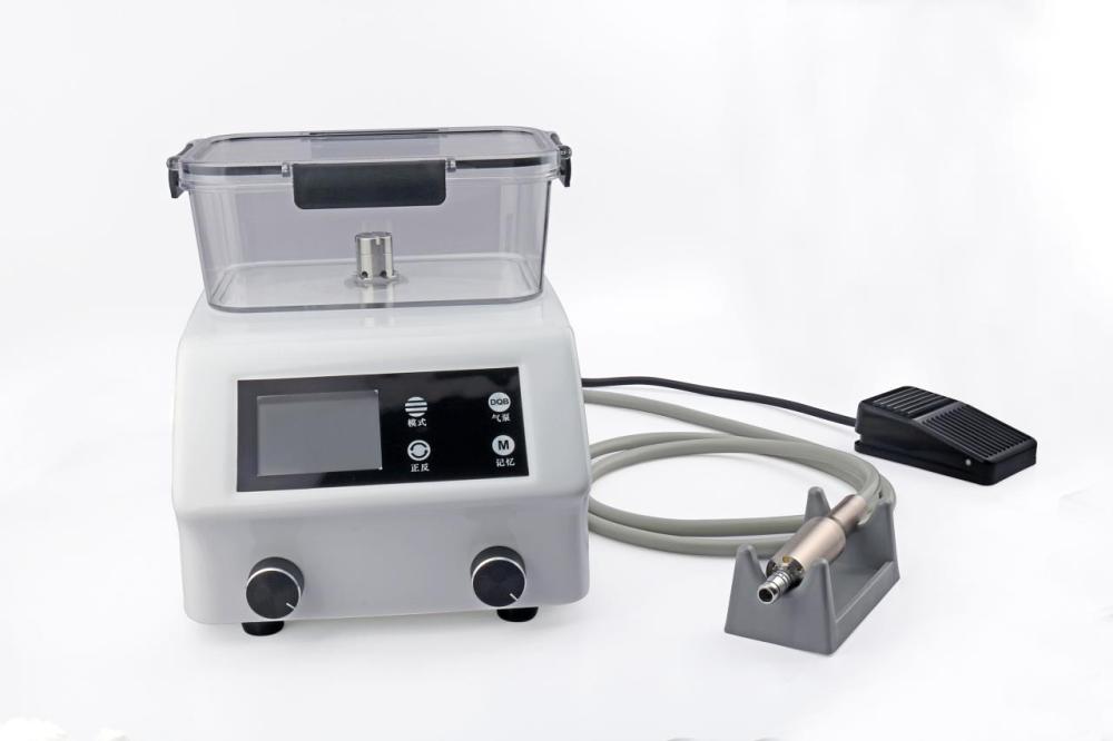 Dental Portable LED Electric Micro Motor with Water tank fit 1:5/1:1 fiber optic handpieces